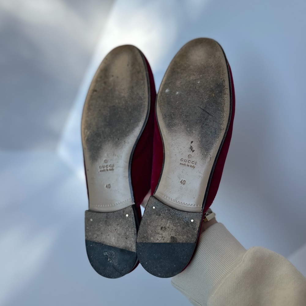 Gucci Princetown raspberry velvet slipper - Picture 7 of 12